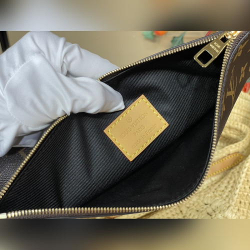 頂級原單複刻獨家實拍 [SUMMER SHOPPER TOTE 中號手袋]M14458 編織(拉菲草)